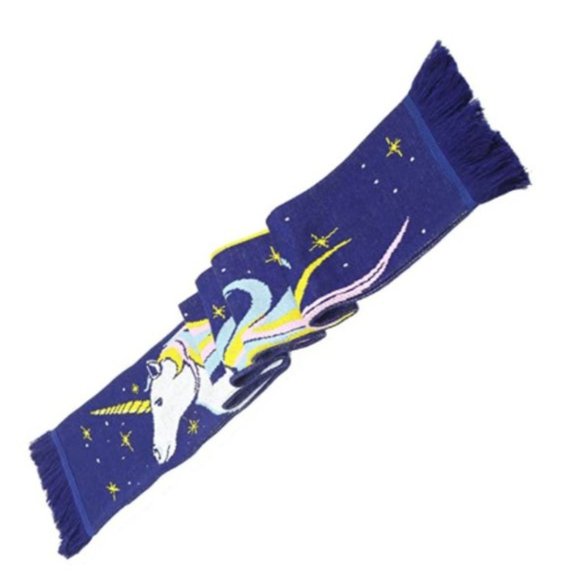Lot of 2 Unicorn Scarf Adult Teen Winter Extra Long Scarf Fantasy Mystical - Picture 2 of 3